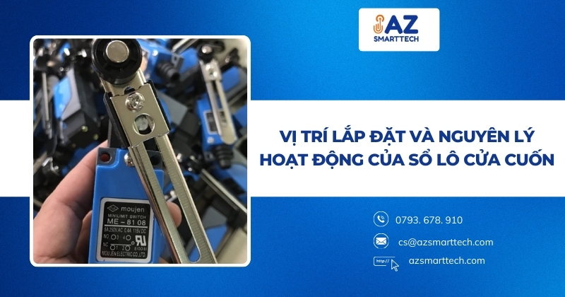 Vị trí lắp đặt và nguyên lý hoạt động của sổ lô cửa cuốn