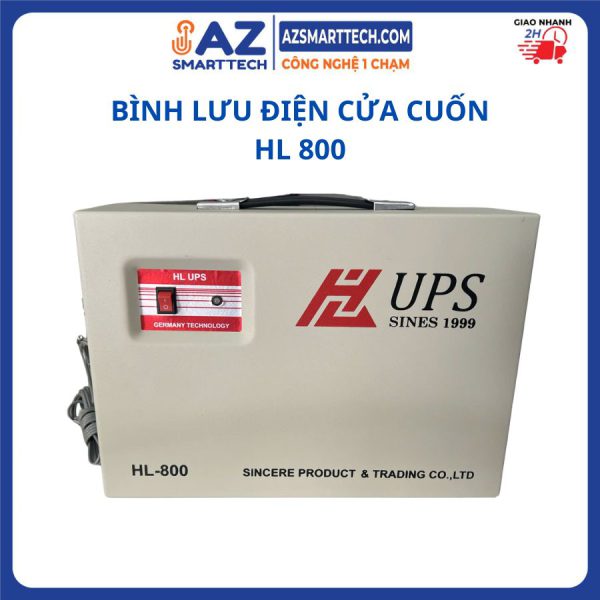 Bình lưu điện cửa cuốn HL800