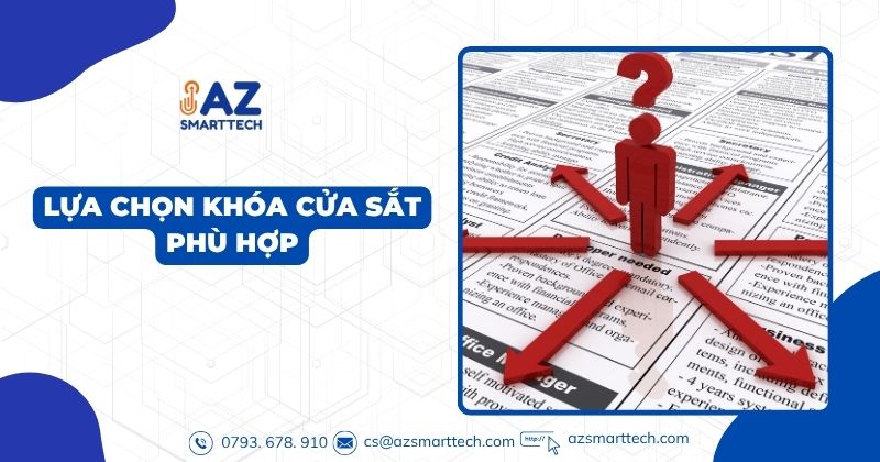 Top 5 loại khóa cửa sắt được thợ khóa khuyên dùng 2025 7 AZ SMARTTECH Lựa chọn hàng đầu
