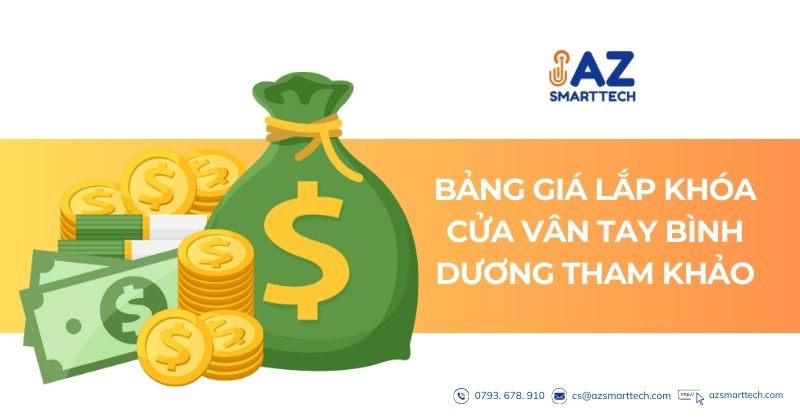 Bảng giá Lắp đặt khóa vân tay Bình Dương;