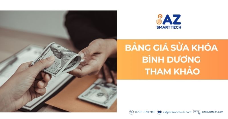 Bảng giá sửa khóa Bình Dương tham khảo