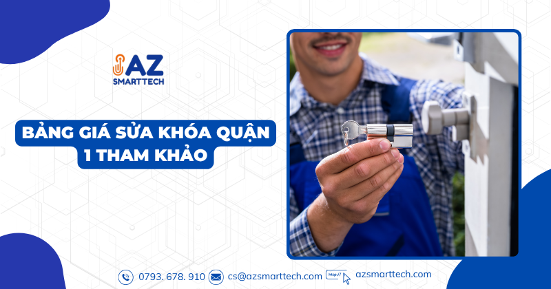 Bảng giá sửa khóa quận 1 tham khảo