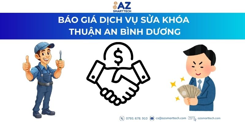 Báo giá dịch vụ sửa khóa Thuận An Bình Dương