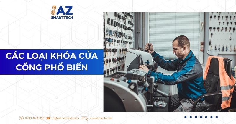 Các Loại Khóa Cửa Cổng Phổ Biến