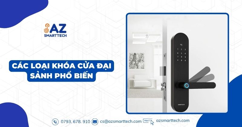 Các Loại Khóa Cửa Đại Sảnh Phổ Biến