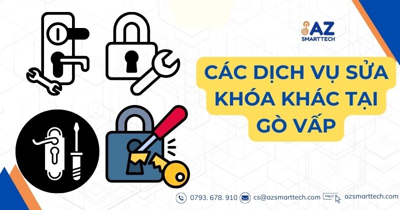 Các dịch vụ sửa khóa tại gò vấp