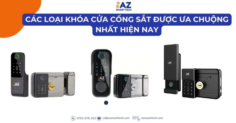 Các loại cửa cổng sắt được ưa chuộng nhất hiện nay