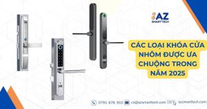 Các loại khóa cửa nhôm được ưa chuộng trong năm 2025