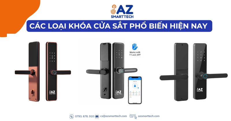 Các loại khóa từ vân tay phổ biến