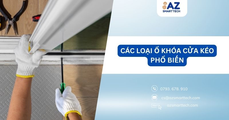 Các loại ổ khóa cửa kéo phổ biến