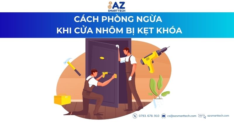 Cách phòng ngừa khi cửa nhôm bị kẹt khóa