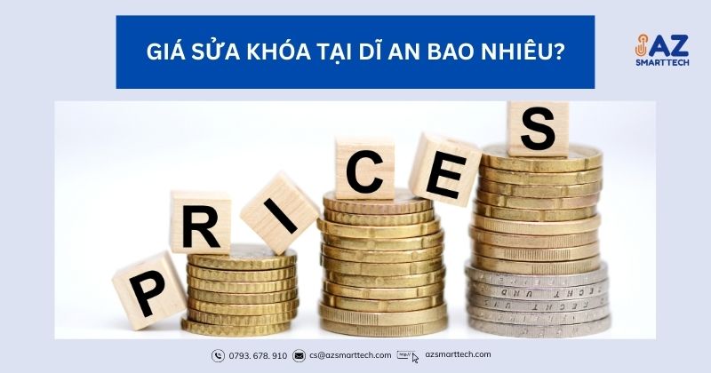 Giá sửa khóa tại Dĩ An bao nhiêu?