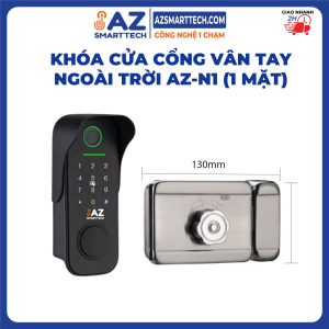 Khóa cổng vân tay ngoài trời 1 mặt