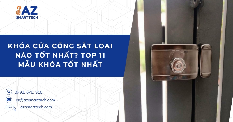 Khóa cửa cổng sắt loại nào tốt nhất