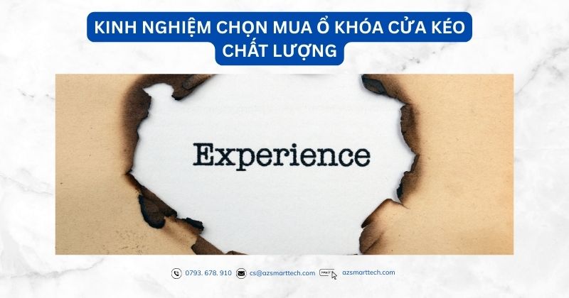 Kinh nghiệm chọn mua ổ khóa cửa kéo chất lượng