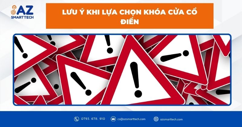 Lưu Ý Khi Lựa Chọn Khóa Cửa Cổ Điển