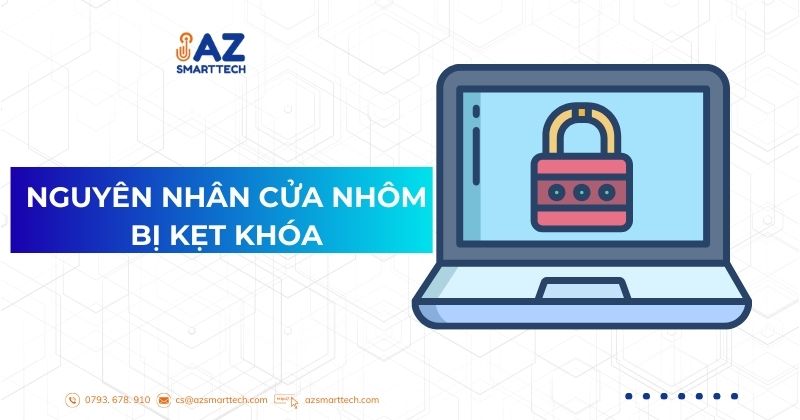 Nguyên nhân cửa nhôm bị kẹt khóa