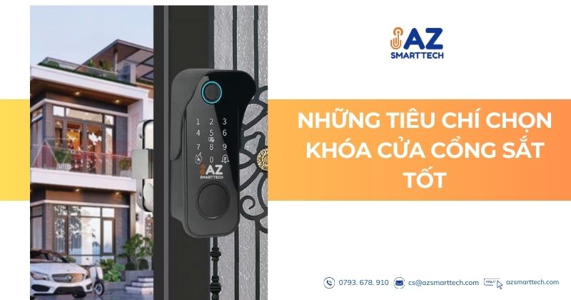Những tiêu chí chọn khóa cửa cổng sắt