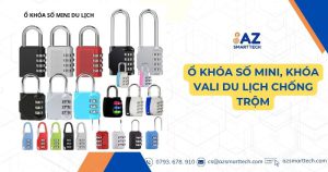 Ổ khóa số mini, khóa vali du lịch chống trộm