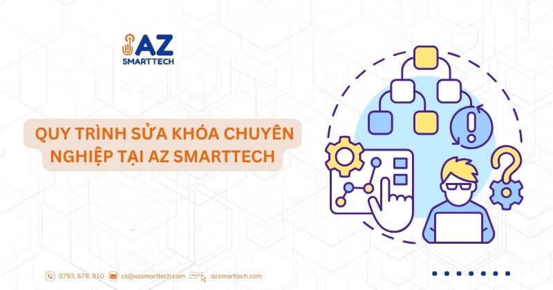 Quy trình sửa khóa chuyên nghiệp tại AZ SMARTTECH