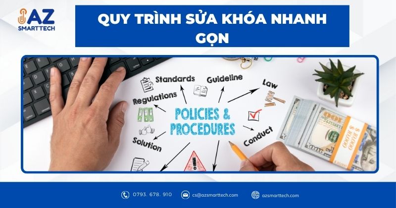 Quy trình sửa khóa nhanh gọn