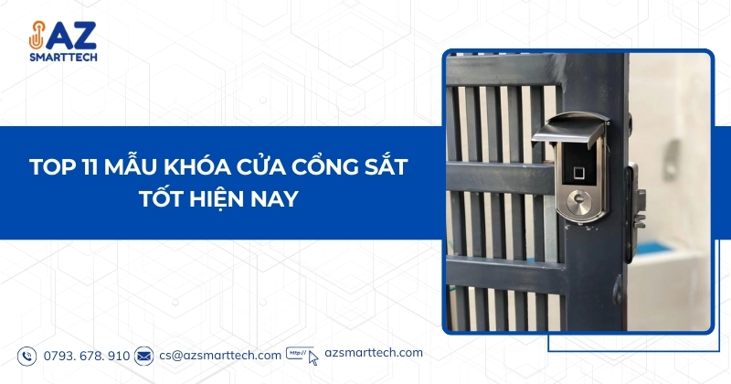 Top 11 mẫu khóa cửa cổng sắt tốt hiện nay