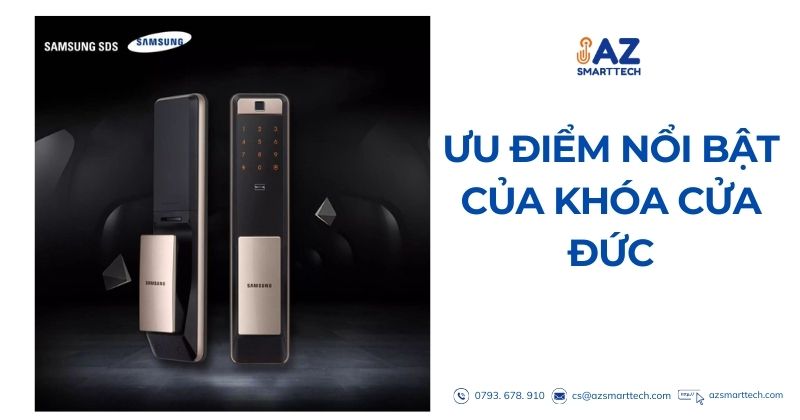 Ưu Điểm Nổi Bật Của Khóa Cửa Đức