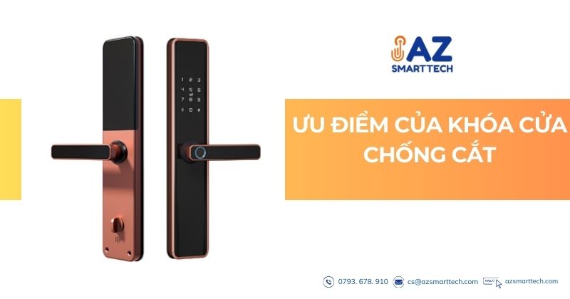 Ưu điểm của khóa chống cắt chống trộm