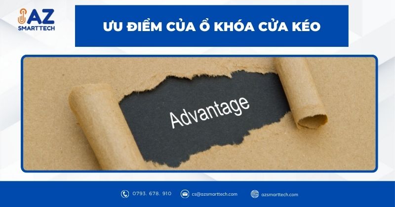 Ưu điểm của ổ khóa cửa kéo