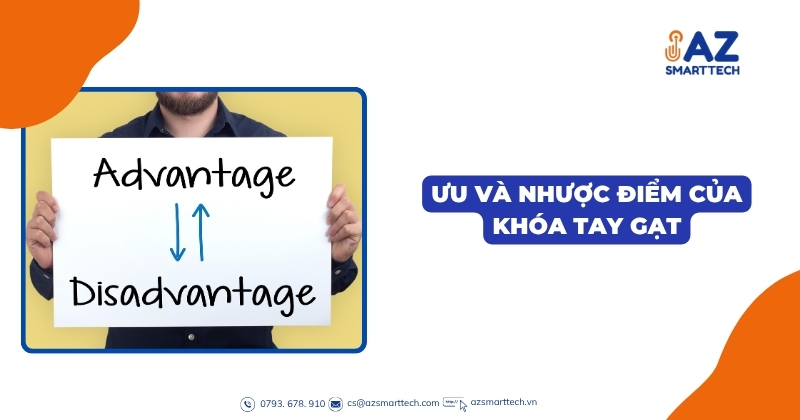 Ưu và nhược điểm của khóa tay gạt