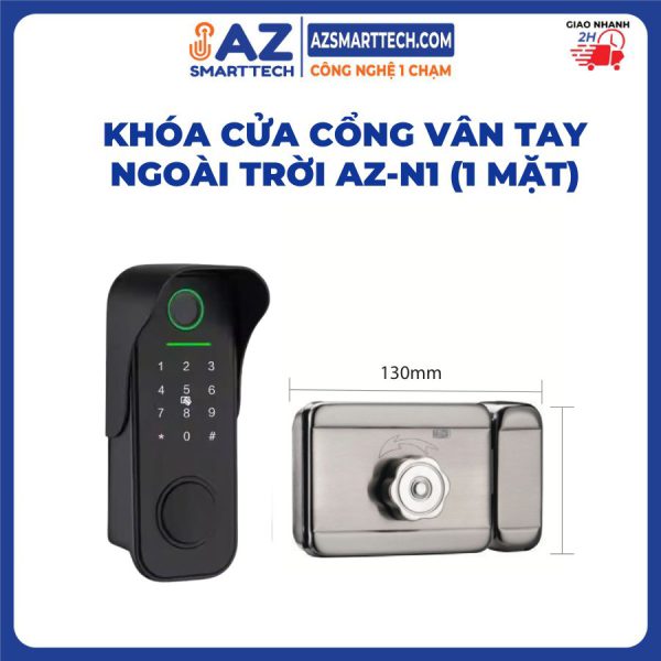 Khóa cổng vân tay 1 chiều chống nước