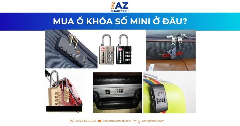 Mua Ổ Khóa Số Mini Ở Đâu?