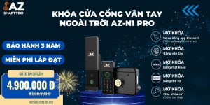 KHÓA CỬA CỔNG VÂN TAY NGOÀI TRỜI TUYỆT ĐỐI