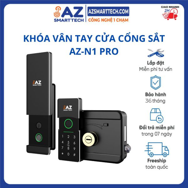 Khoa cong van tay ngoai troi AZ N1PRO