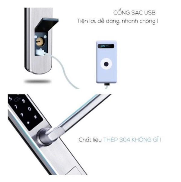 Khoa van tay cua nhom AZ SMARTTECH A210 5