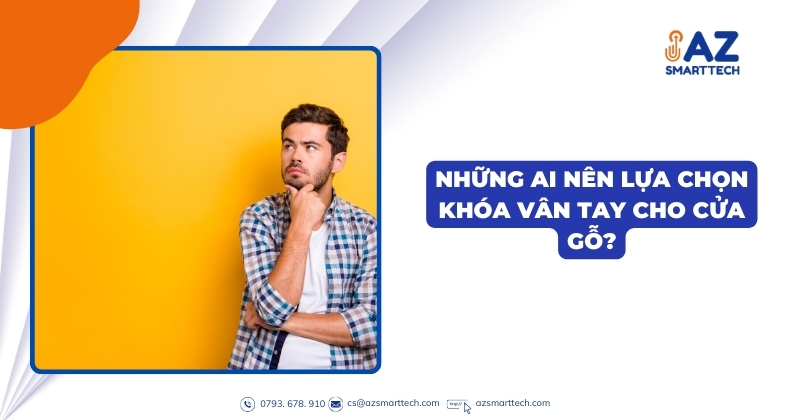 Những ai nên lựa chọn khóa vân tay cho cửa gỗ?