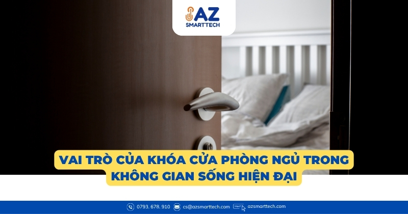 Vai trò của khóa cửa phòng ngủ trong không gian sống hiện đại