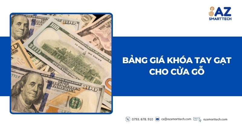 Bảng giá khóa tay gạt cho cửa gỗ