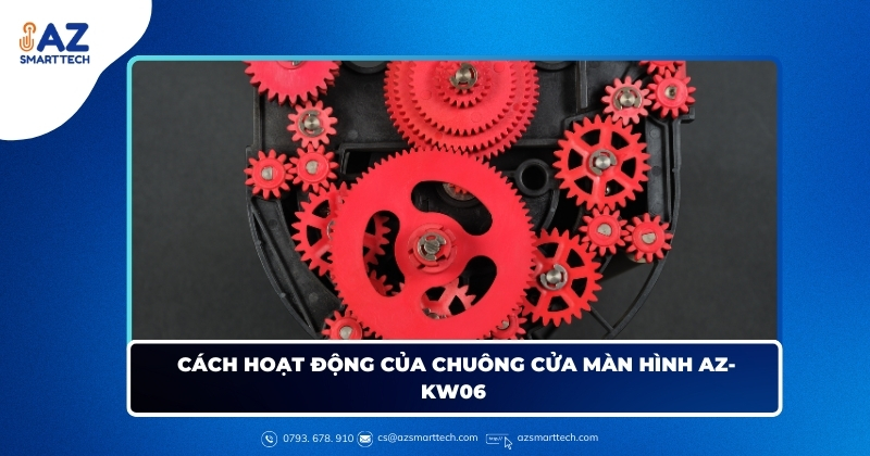 Cách hoạt động của chuông cửa màn hình AZ-KW06 