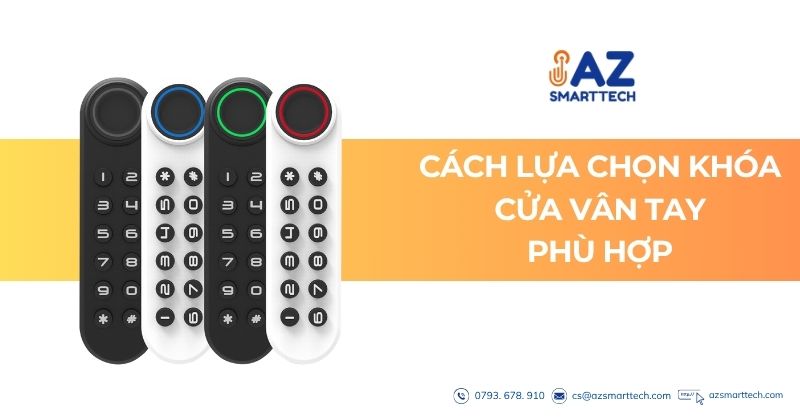 Khóa Tủ Vân Tay Tiện Lợi Cho Tủ Đồ 5 Cách lựa chọn khóa tủ vân tay phù hợp
