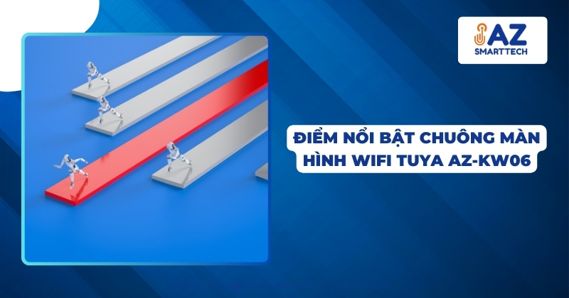 Điểm nổi bật chuông màn hình wifi Tuya AZ-KW06