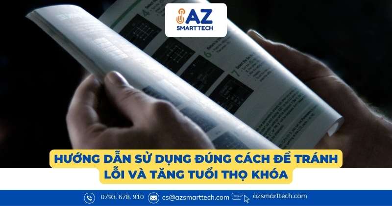 Nguyên nhân khóa cửa vân tay bị kêu và hướng dẫn khắc phục 5 Hướng dẫn sử dụng đúng cách để tránh lỗi và tăng tuổi thọ khóa