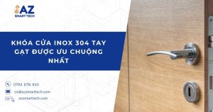 Khoa cua Inox 304 tay gat duoc uu chuong nhat