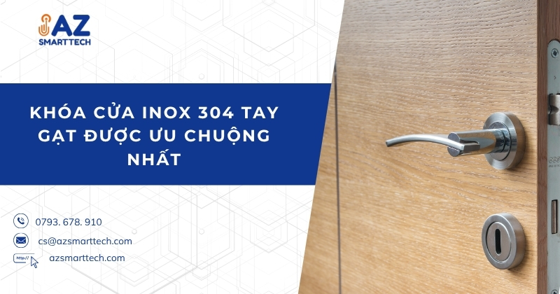 Khoa cua Inox 304 tay gat duoc uu chuong nhat