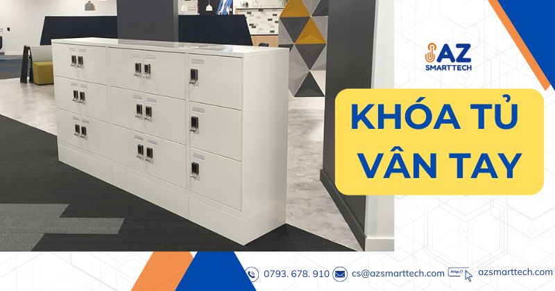 Khóa Tủ Vân Tay Tiện Lợi Cho Tủ Đồ 1 Khóa tủ vân tay