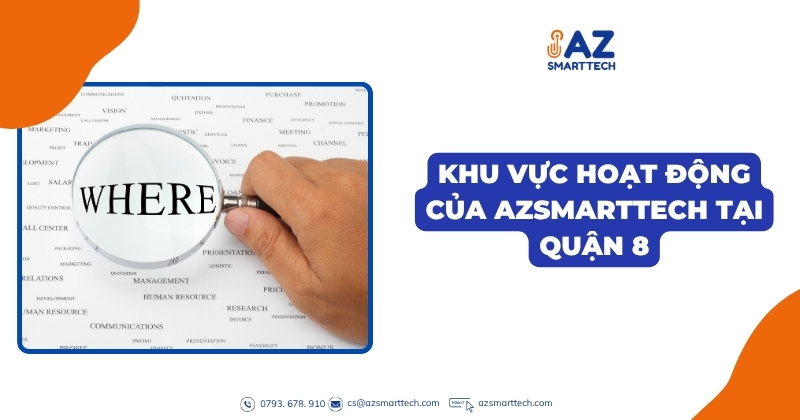 Khu vực hoạt động của azsmarttech