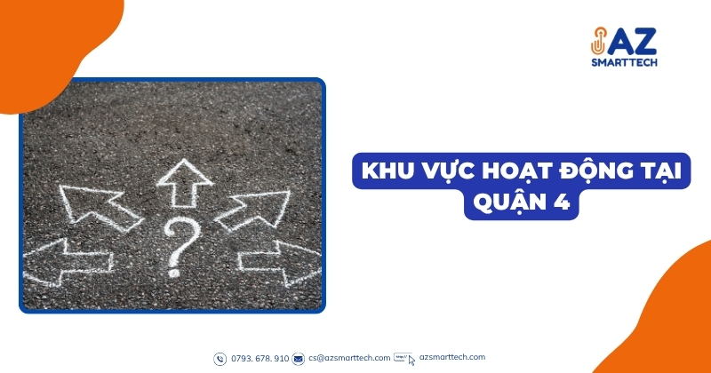 Sửa khóa quận 4 chỉ với 50k, đến ngay trong 15 phút 4 Khu vực hoạt động tại quận 4