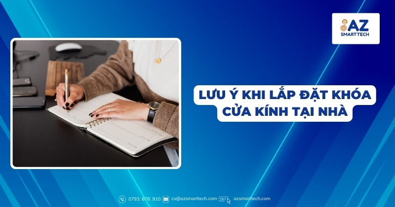 Lưu ý khi lắp đặt khóa cửa kính tại nhà