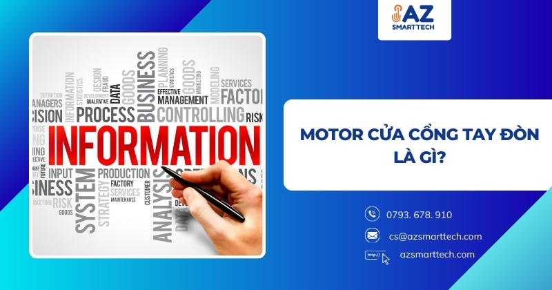 Motor cửa cổng tay đòn​ là gì?