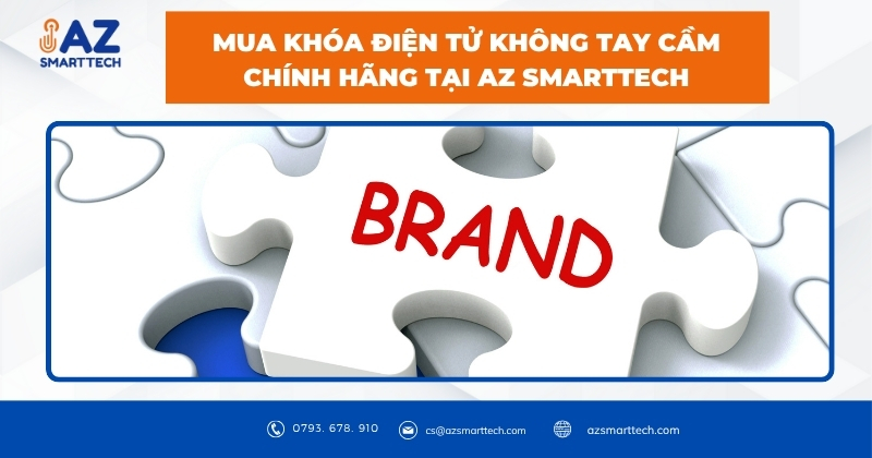 Khóa cửa không tay nắm điện tử hiện đại được ưu chuộng 8 Mua khóa điện tử không tay cầm chính hãng tại AZ SMARTTECH